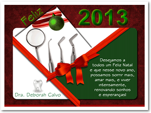 Dra Deborah Calvo - Dentista - Cartão Natal 2012